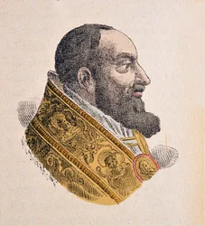 Porträt von Papst Urban VIII. (Urban oder Urbanus oder Urbano) (1623-1644), 1898